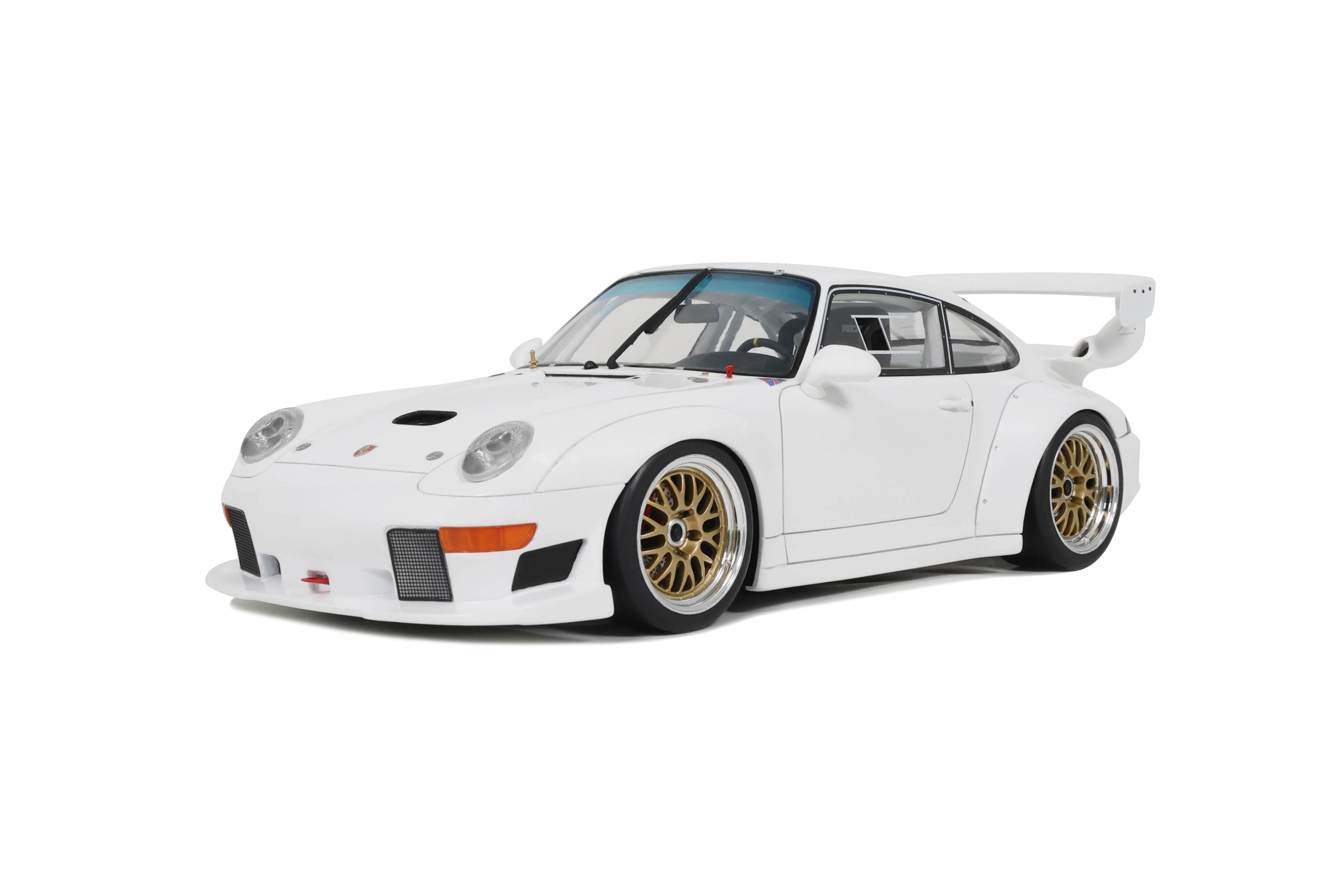 Porsche 911 (993) GT2 EVO 1995 Grand Prix White - 1:18